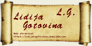 Lidija Gotovina vizit kartica